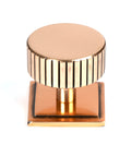 From The Anvil's Polished Bronze 38mm Judd Cabinet Knob