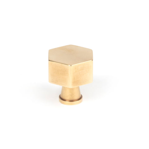 From The Anvil's Polished Brass Kahlo Cabinet Knob