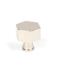 From The Anvil's Polished Nickel Kahlo Cabinet Knob