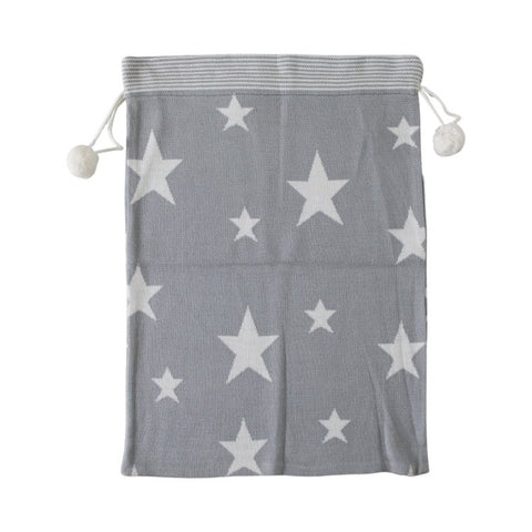 Star Knitted Sack Taupe or Grey