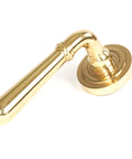 From The Anvil's Polished Brass Newbury Lever on Rose Set (Unsprung)