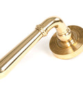 From The Anvil's Polished Brass Newbury Lever on Rose Set (Sprung)