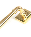 From The Anvil's Polished Brass Newbury Lever on Rose Set (Unsprung)
