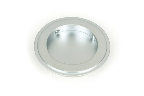 From The Anvil's Satin Chrome Art Deco Round Pull