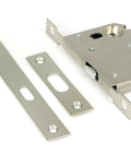 From The Anvil's Polished Nickel Sliding Door Lock