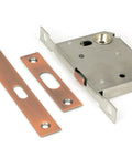 From The Anvil's Polished Bronze Sliding Door Lock