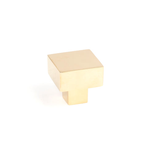 From The Anvil's Polished Brass Albers Cabinet Knob