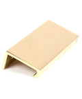 From The Anvil's Polished Brass Plain Edge Pull