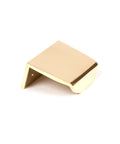From The Anvil's Polished Brass Moore Edge Pull