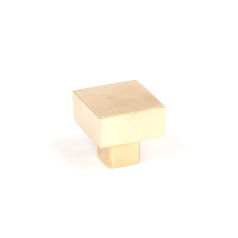 From The Anvil's Aged Brass Albers Cabinet Knob