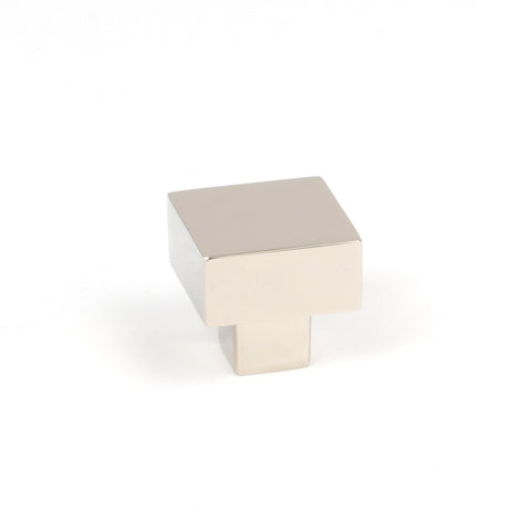 From The Anvil's Polished Nickel Albers Cabinet Knob