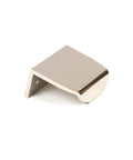 From The Anvil's Polished Nickel Moore Edge Pull