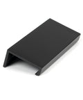 From The Anvil's Matt Black Plain Edge Pull