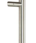 From The Anvil's Satin Marine SS (316) Offset T Bar Handle Secret Fix 32mm dia