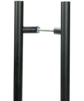 From The Anvil's Matt Black Offset T Bar Handle B2B 32mm dia