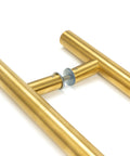 From The Anvil's Aged Brass T Bar Handle B2B Fix 32mm dia