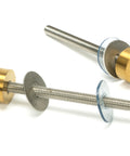 From The Anvil's Aged Brass (304) 100mm Bolt Fixings for T Bar (2)
