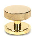 From The Anvil's Polished Brass Brompton Centre Door Knob