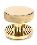 From The Anvil's Polished Brass Brompton Centre Door Knob