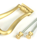 From The Anvil's Satin Brass Art Deco Door Knocker