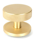 From The Anvil's Satin Brass Brompton Centre Door Knob