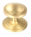 From The Anvil's Satin Brass Art Deco Centre Door Knob