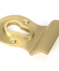 From The Anvil's Satin Brass Euro Door Pull