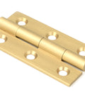 From The Anvil's Satin Brass Butt Hinge (pair)