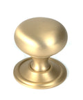 From The Anvil's Satin Brass Mushroom Cabinet Knob