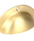 From The Anvil's Satin Brass Plain Drawer Pull
