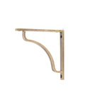From The Anvil's Burnished Brass Abingdon Shelf Bracket