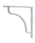 From The Anvil's Satin Chrome Abingdon Shelf Bracket
