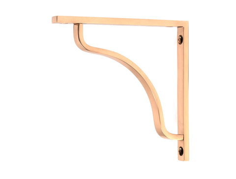 From The Anvil's Polished Bronze Abingdon Shelf Bracket