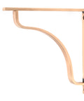 From The Anvil's Polished Bronze Abingdon Shelf Bracket