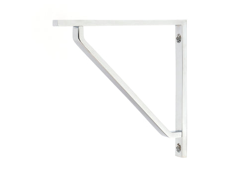 From The Anvil's Polished Chrome Barton Shelf Bracket