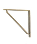 From The Anvil's Burnished Brass Barton Shelf Bracket