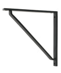 From The Anvil's Matt Black Barton Shelf Bracket