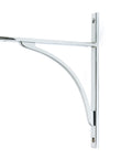 From The Anvil's Polished Chrome Apperley Shelf Bracket