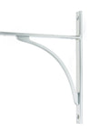 From The Anvil's Satin Chrome Apperley Shelf Bracket