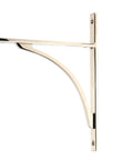 From The Anvil's Polished Nickel Apperley Shelf Bracket