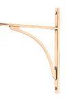 From The Anvil's Polished Bronze Apperley Shelf Bracket