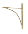 From The Anvil's Burnished Brass Apperley Shelf Bracket