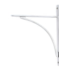 From The Anvil's Polished Chrome Apperley Shelf Bracket