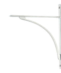 From The Anvil's Satin Chrome Apperley Shelf Bracket