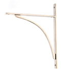 From The Anvil's Polished Nickel Apperley Shelf Bracket