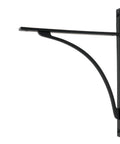 From The Anvil's Matt Black Apperley Shelf Bracket