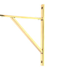From The Anvil's Aged Brass Chalfont Shelf Bracket
