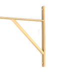 From The Anvil's Satin Brass Chalfont Shelf Bracket
