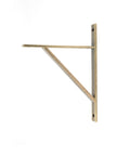 From The Anvil's Burnished Brass Chalfont Shelf Bracket
