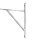 From The Anvil's Satin Chrome Chalfont Shelf Bracket